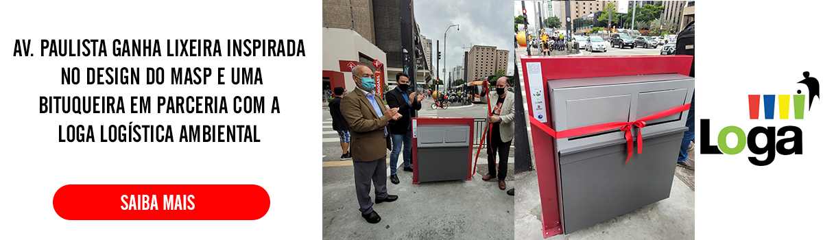 Av. Paulista ganha trecho revitalizado e lixeira inspirada no design do MASP e u